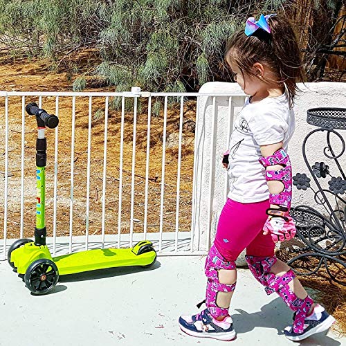 Simply Kids Innovadora Suave Coderas y Rodilleras para Niño con Guantes Bici I Protecciones Patines Niño w/Bolsa de Malla I Protección de Patinaje, Monopatín, Bicicleta, Hoverboard, Skate