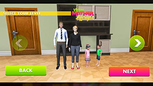 Simulador de estilo de vida de madre virtual modelo 3d