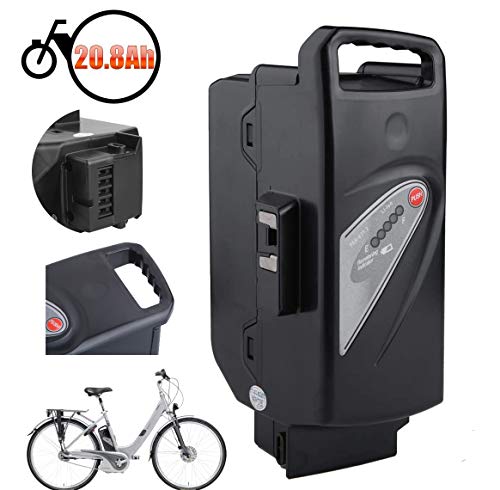 Sinbide Li-Ion Batería Negra 20.8Ah / 23.2Ah para e-Bike Bicicleta Eléctrica, Flyer, Helkama, Kalkhoff, Kettler, Moover, Raleigh & Victoria X-Serie, Dover, Tasman City (A)