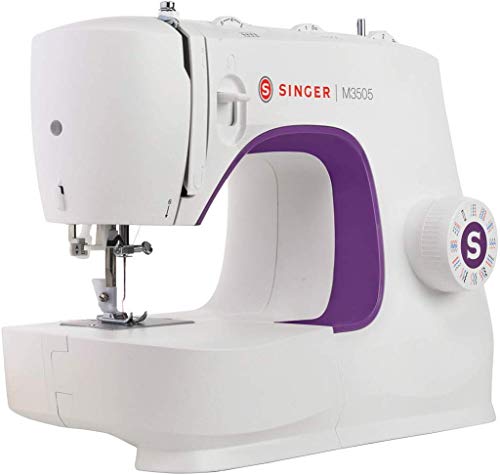 Singer M3505 - Máquina de Coser Portatil, Nuevo Modelo 2020, 34 Puntadas de Costura, útiles, elásticas, Decorativas, Automática, Fácil de Usar