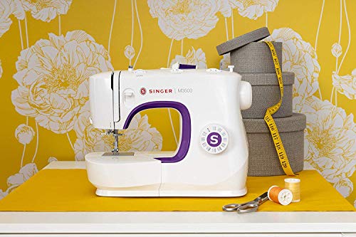 Singer M3505 - Máquina de Coser Portatil, Nuevo Modelo 2020, 34 Puntadas de Costura, útiles, elásticas, Decorativas, Automática, Fácil de Usar Singer M3505 - Máquina de Coser Portatil, Nuevo Modelo 2020, 34 Puntadas de Costura, útiles, elásticas, Decorativas, Automática, Fácil de Usar