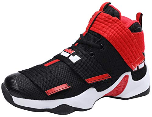 SINOES Zapatillas De Baloncesto para Hombre, Zapatillas De Baloncesto De Tejido De Microfibra Y Zapatillas Ligeras De Microfibra De Rendimiento