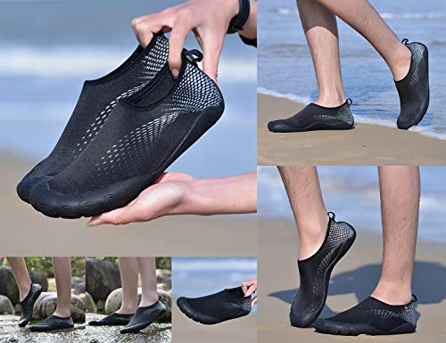SINOES Zapatos de Agua Escarpines Mujer Hombre Antideslizante Secado Rápido Descalzo Natacion Zapatillas para Buceo Snorkel Surf Piscina Playa