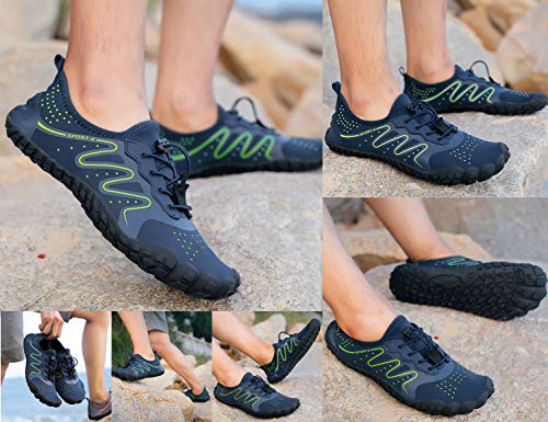 SINOES Zapatos de Agua Hombre Mujer Zapatillas Snorkel Bucear Surf Deportes Acuáticos Escarpines Vela Mar Río Aqua Calzado Piscina Playa Yoga Transpirable de Secado Rápido