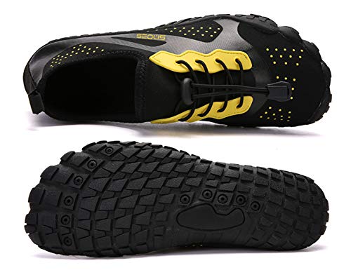 SINOES Zapatos de Agua Unisex Zapatos de Piel descalza para Run Dive Surf Swim Beach Yoga