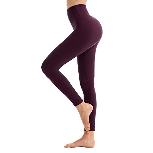 SINOPHANT Mallas de Deporte de Mujer, Leggins Pantalon Deporte Yoga, Leggings Mujer Fitness Suaves Elásticos Cintura Alta para Reducir Vientre