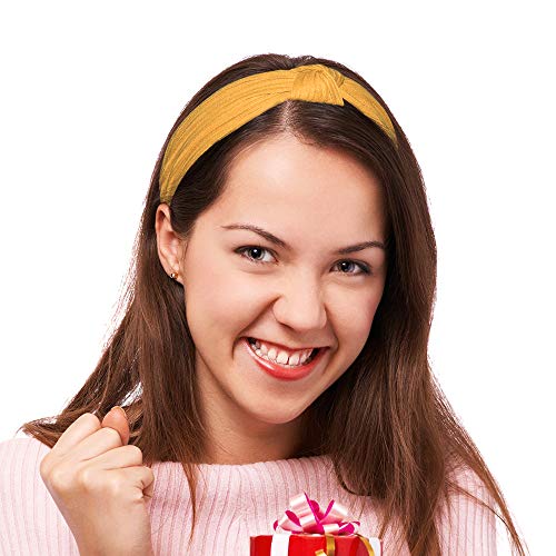 SIQUK 15 Piezas Diademas Nudo Turbante Diademas de Pelo Anchas para Mujer y Niñas 15 Colores SIQUK 15 Piezas Diademas Nudo Turbante Diademas de Pelo Anchas para Mujer y Niñas 15 Colores