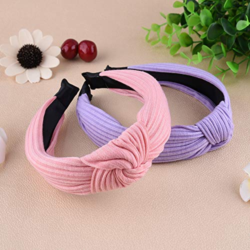 SIQUK 15 Piezas Diademas Nudo Turbante Diademas de Pelo Anchas para Mujer y Niñas 15 Colores SIQUK 15 Piezas Diademas Nudo Turbante Diademas de Pelo Anchas para Mujer y Niñas 15 Colores