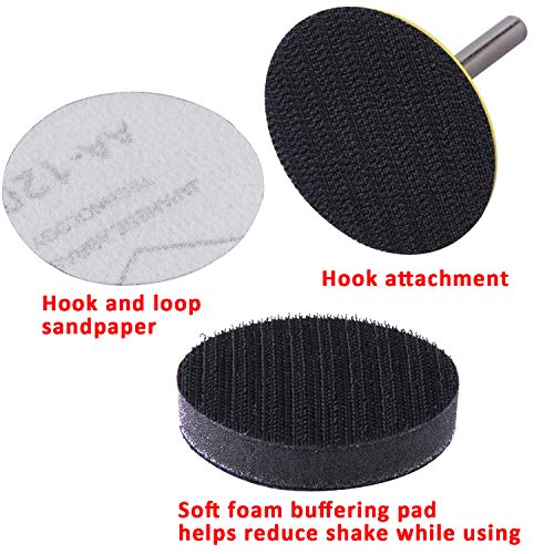 SIQUK 200 Piezas Discos de Lijado de 50mm Discos Hook and Loop Grano 80 180 240 320 400 600 800 1000 2000 3000 SIQUK 200 Piezas Discos de Lijado de 50mm Discos Hook and Loop Grano 80 180 240 320 400 600 800 1000 2000 3000