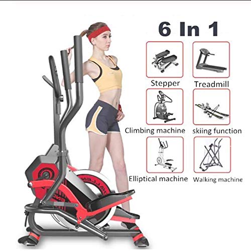 SISHUINIANHUA Bicicleta estacionaria para Bicicletas para el Gimnasio en casa Máquinas elípticas Bicicleta magnética elíptica