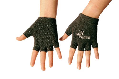 Sissel - Guantes de Pilates para Adulto (Talla única), Color Negro