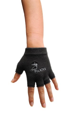 Sissel - Guantes de Pilates para Adulto (Talla única), Color Negro