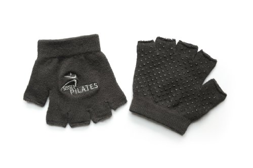 Sissel - Guantes de Pilates para Adulto (Talla única), Color Negro