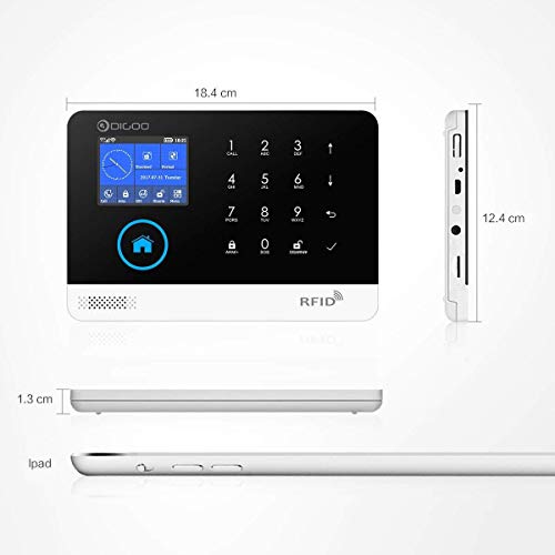 Sistema de Alarma Inalámbrico Gsm WiFi para Seguridad del Hogar Kit de Alarma Antirrobo Control Remoto de Phone APP Idioma Español Alarma de Marcación Automática Sistema de Alarma Inalámbrico Gsm WiFi para Seguridad del Hogar Kit de Alarma Antirrobo Control Remoto de Phone APP Idioma Español Alarma de Marcación Automática