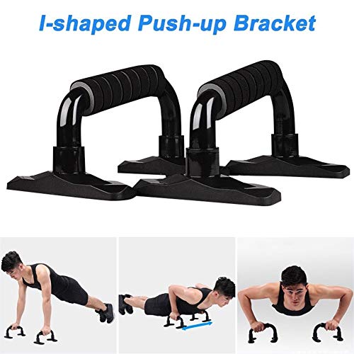 Sistema de pote hacia arriba, 1 par de empuje en forma de I stands Inicio Formación Fuerza push-up horquilla de nuca de ejercicio físico en el pecho del cuerpo del ejercicio de construcción de equipos Sistema de pote hacia arriba, 1 par de empuje en forma de I stands Inicio Formación Fuerza push-up horquilla de nuca de ejercicio físico en el pecho del cuerpo del ejercicio de construcción de equipos