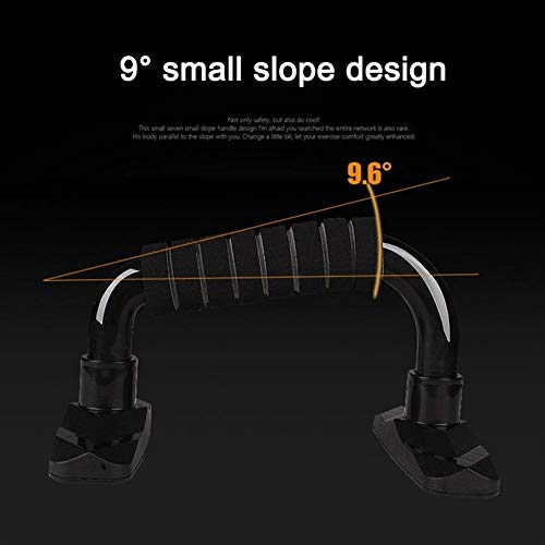 Sistema de pote hacia arriba, 1 par de empuje en forma de I stands Inicio Formación Fuerza push-up horquilla de nuca de ejercicio físico en el pecho del cuerpo del ejercicio de construcción de equipos