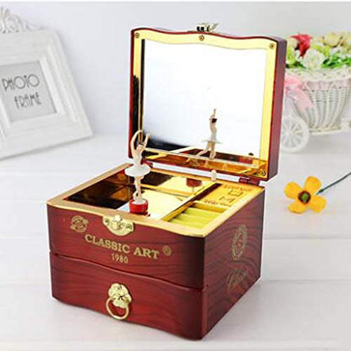Siunwdiy Joyero Musical con la Caja giratoria clásico bailarín de la Bailarina Collar de la música del Anillo del Organizador del almacenaje para los niños de Las Mujeres de,Blanco Siunwdiy Joyero Musical con la Caja giratoria clásico bailarín de la Bailarina Collar de la música del Anillo del Organizador del almacenaje para los niños de Las Mujeres de,Blanco