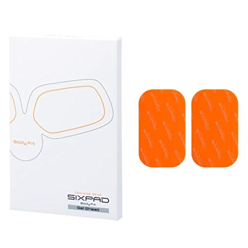 SIXPAD Body Fit Gel Sheets Equipo de Entrenamiento, Unisex Adulto, Naranja, Talla Única