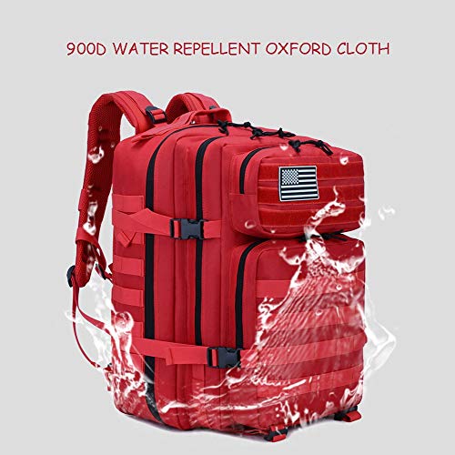 SJAPEX Mochila Táctica Militar 45L, Paquete de Asalto de Gran Capacidad para Utilidad Militar Bolsa de Emergencia, para Caza Senderismo Acampada Actividad al Aire Libre