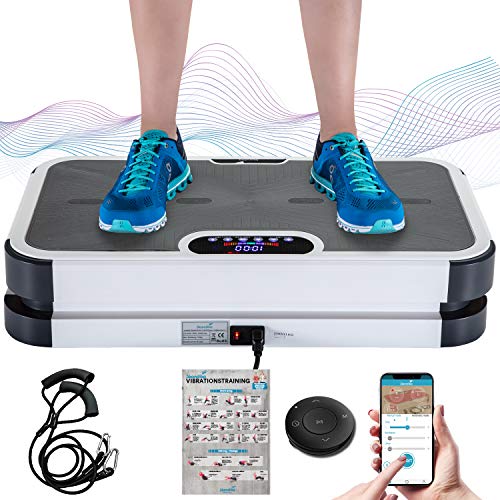 skandika - Plataforma vibratoria 900 Plus - 3D-Vibraciones - Bluetooth - Mando a Distancia - Peso 23 kg (Gris) skandika - Plataforma vibratoria 900 Plus - 3D-Vibraciones - Bluetooth - Mando a Distancia - Peso 23 kg (Gris)