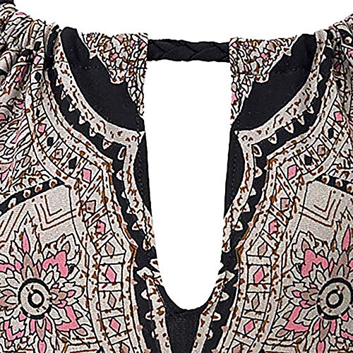 SKBOOS Vestido Vestido de Las Mujeres Sexy sin Mangas del Cuello de la Manga de impresión Boho Beach Party Summer Ladies Halter Short Mini Vestido SKBOOS Vestido Vestido de Las Mujeres Sexy sin Mangas del Cuello de la Manga de impresión Boho Beach Party Summer Ladies Halter Short Mini Vestido