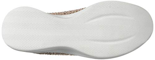 Skechers Bobs Squad 2-Bow Beauty - Zapatillas deportivas para mujer con diseño de estrases Zapatillas con cordones y empeine en punto con estrases., Rosa (Rose gold), 37 EU