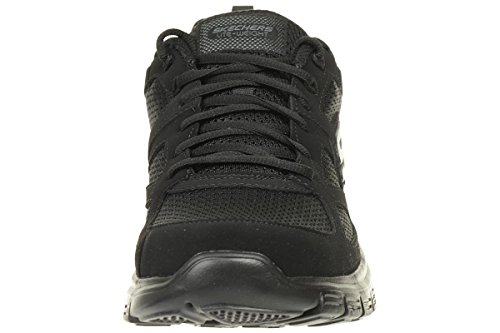 Skechers Burns 52635-bbk, Zapatillas para Hombre, Negro (Black 52635/Bbk), 41 1/2 EU Skechers Burns 52635-bbk, Zapatillas para Hombre, Negro (Black 52635/Bbk), 41 1/2 EU