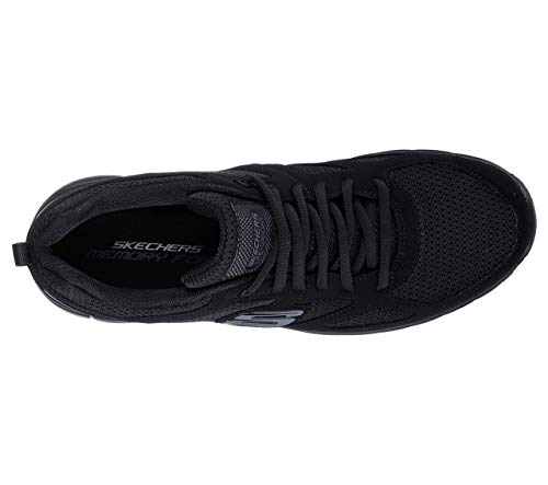 Skechers Burns 52635-bbk, Zapatillas para Hombre, Negro (Black 52635/Bbk), 41 1/2 EU