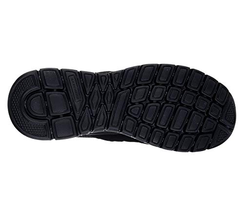 Skechers Burns 52635-bbk, Zapatillas para Hombre, Negro (Black 52635/Bbk), 41 1/2 EU Skechers Burns 52635-bbk, Zapatillas para Hombre, Negro (Black 52635/Bbk), 41 1/2 EU
