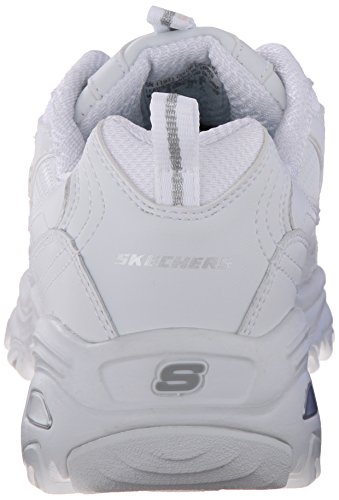 Skechers D'Lites-Fresh Start, Zapatillas Mujer, Multicolor (WSL Black Leather/Mesh/Charcoal Trim #ll), 39 EU Skechers D'Lites-Fresh Start, Zapatillas Mujer, Multicolor (WSL Black Leather/Mesh/Charcoal Trim #ll), 39 EU