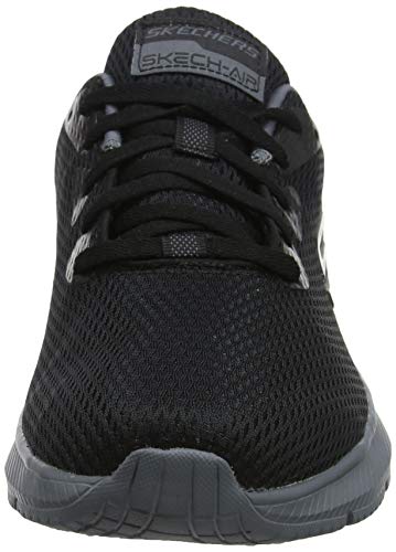 Skechers Dyna-Air, Zapatillas Hombre, Negro (BKCC Black Mesh/Charcoal Trim), 43 EU Skechers Dyna-Air, Zapatillas Hombre, Negro (BKCC Black Mesh/Charcoal Trim), 43 EU