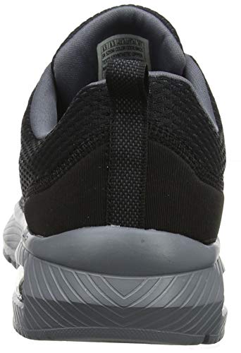 Skechers Dyna-Air, Zapatillas Hombre, Negro (BKCC Black Mesh/Charcoal Trim), 43 EU