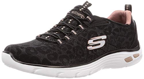 Skechers Empire D'Lux-Spotted, Zapatillas Mujer, Negro (BKRG Black Mesh/Rose Gold Trim), 39 EU Skechers Empire D'Lux-Spotted, Zapatillas Mujer, Negro (BKRG Black Mesh/Rose Gold Trim), 39 EU