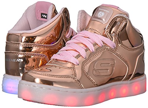 Skechers Energy Lights, Zapatillas Mujer, Rosa (Rose Gold), 37 EU