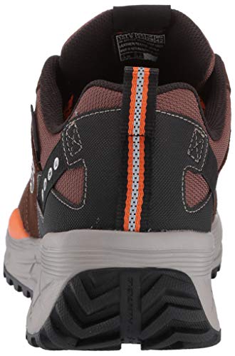 Skechers Equalizer 4.0 TRX, Zapatillas Hombre, Marrón (Brown Leather/Mesh/Synthetic/Black Trim BR B), 45 EU