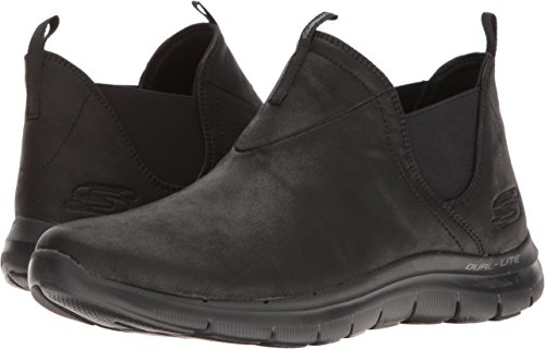 Skechers Flex Appeal 2.0 - Done Deal Women's Lite Weight Black BBK, tamaño de Zapato:EUR 41