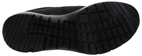 Skechers Flex Appeal 3.0-First Insight, Zapatillas Mujer, Negro (BBK Black Mesh/Trim), 38 EU