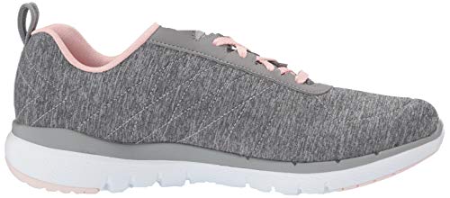 Skechers Flex Appeal 3.0-Insiders, Zapatillas Deportivas Mujer, Multicolor (GYLP Black & Gray Mesh/Black Trim), 39 EU Skechers Flex Appeal 3.0-Insiders, Zapatillas Deportivas Mujer, Multicolor (GYLP Black & Gray Mesh/Black Trim), 39 EU