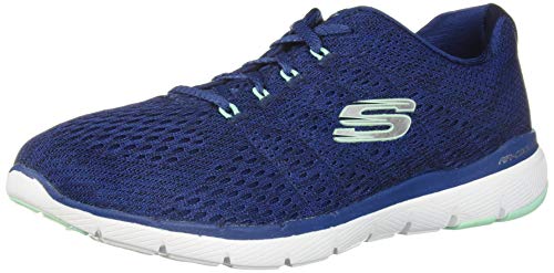 Skechers Flex Appeal 3.0 - Zapatillas deportivas para mujer, color Azul, talla 41 EU