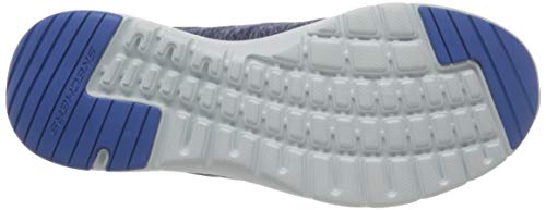Skechers Flex Appeal 3.0, Zapatillas Mujer, Azul (Navy Mesh/Pink & Purple Trim Nvmt), 38 EU