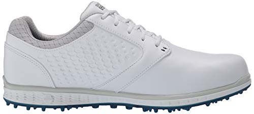 Skechers Go Golf Zapato de golf Elite 3 sin clavos para mujer, blanco (blanco, azul marino (White/Navy Leather)), 39.5 EU Skechers Go Golf Zapato de golf Elite 3 sin clavos para mujer, blanco (blanco, azul marino (White/Navy Leather)), 39.5 EU