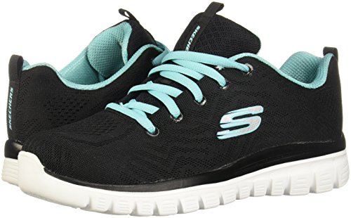 Skechers Graceful-Get Connected, Zapatillas Mujer, Negro, 37 EU