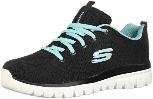 Skechers Graceful-Get Connected, Zapatillas Mujer, Negro, 37 EU