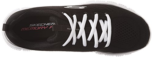 Skechers Graceful-Get Connected, Zapatillas Mujer, Negro (BKW Black Mesh/Trim), 37 EU