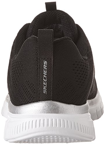 Skechers Graceful-Get Connected, Zapatillas Mujer, Negro (BKW Black Mesh/Trim), 40 EU