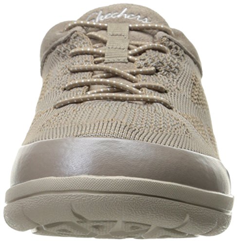 Skechers Lite Step-Reactive, Zapatillas Mujer, Beige (DKTP), 39 EU