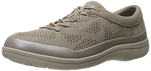 Skechers Lite Step-Reactive, Zapatillas Mujer, Beige (DKTP), 39 EU