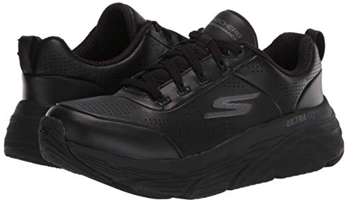 Skechers MAX Cushioning Elite Step UP, Zapatillas Mujer, Negro (Black Leather/Trim BBK), 39 EU Skechers MAX Cushioning Elite Step UP, Zapatillas Mujer, Negro (Black Leather/Trim BBK), 39 EU