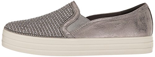 Skechers OG 97-Shiny Dancer, Zapatillas sin Cordones Mujer, Multicolor (Pew Black Microfiber/Rhinestone and Pearl Embellishment), 39 EU