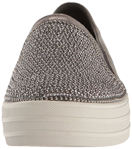 Skechers OG 97-Shiny Dancer, Zapatillas sin Cordones Mujer, Multicolor (Pew Black Microfiber/Rhinestone and Pearl Embellishment), 39 EU